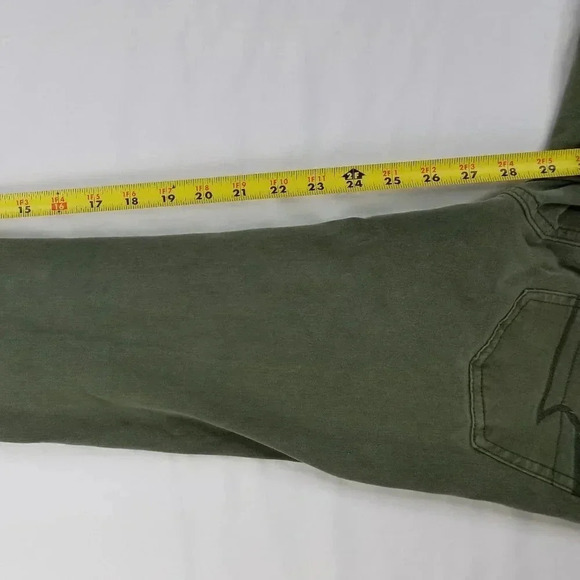 American Eagle Green 360 super Stretch Jegging 0 - Picture 9 of 10